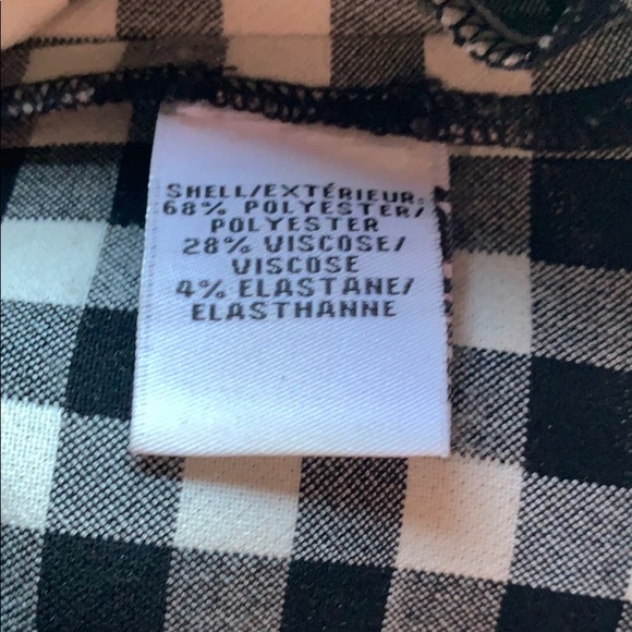 DVF Sleeveless Gingham Peplum Top, Size 4 - Picture 6 of 7